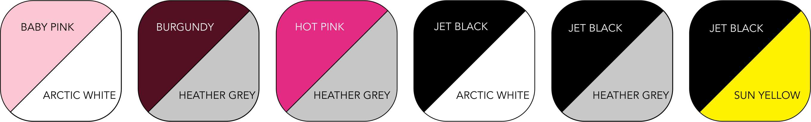 JH043 Ladies' Colour Range